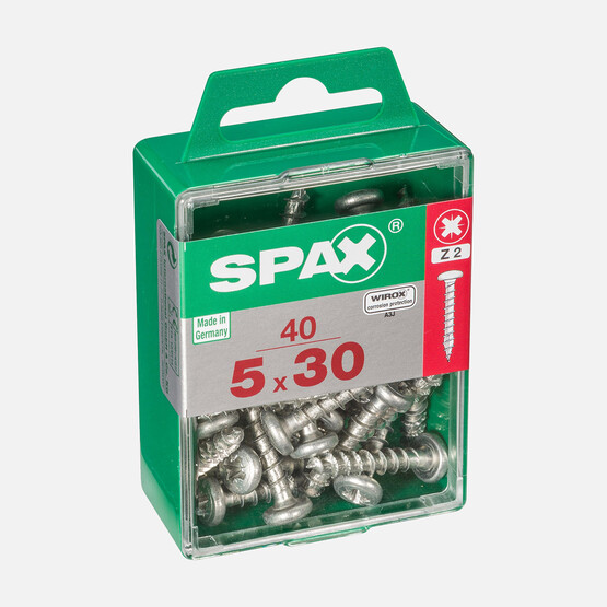 SPAX Yuvarlak Başla Galvaniz 5X30     