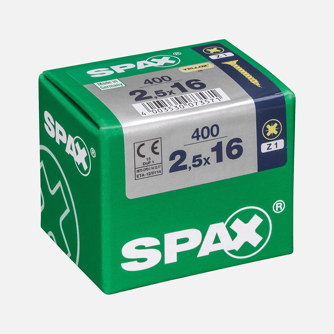    SPAX Havşa Vida Sarı 2.5X16      