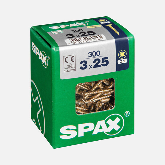 SPAX Havşa Vida Sarı 3X25       