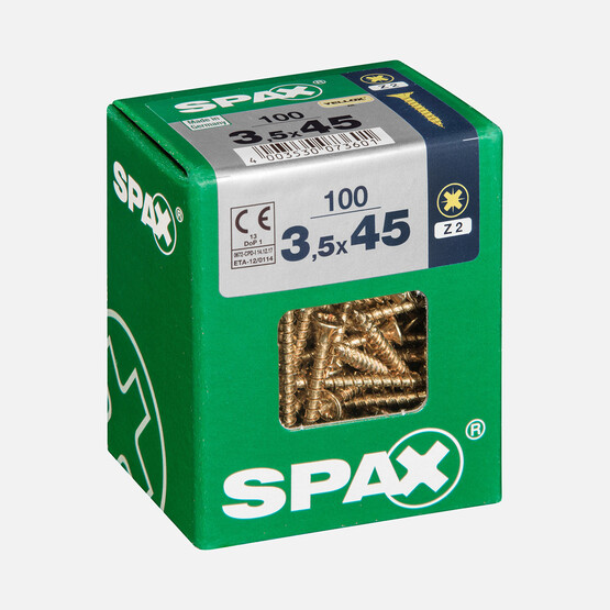 SPAX Havşa Vida Sarı 3.5X45     