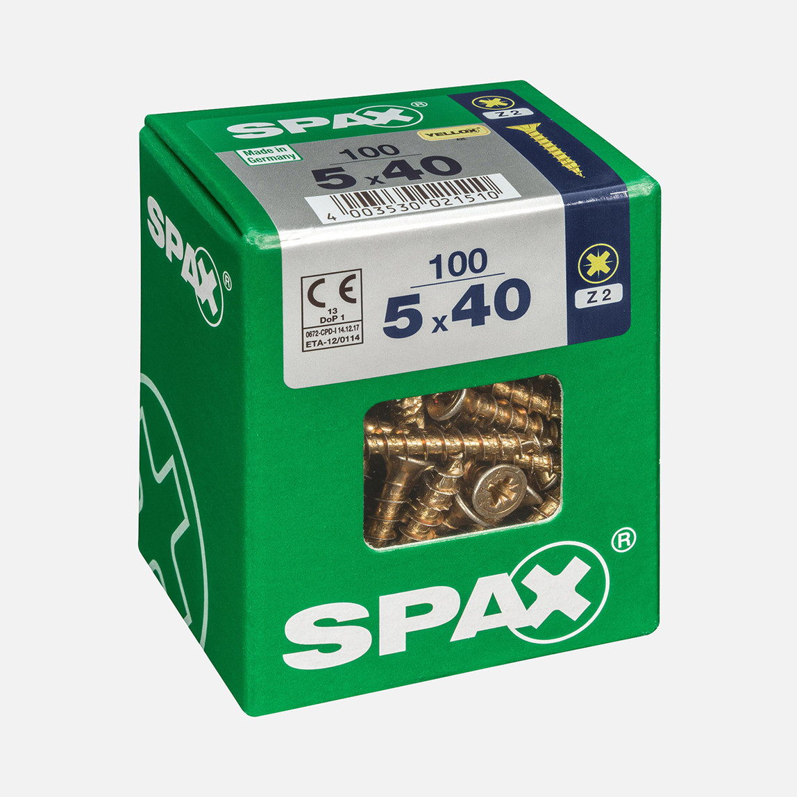    SPAX Havşa Vida Sarı 5X40       