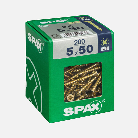 SPAX Havşa Vida Sarı 5X50       