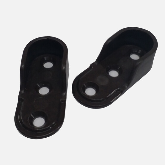 Adilon Plastık Askı Flanşı Oval Kahverengi 