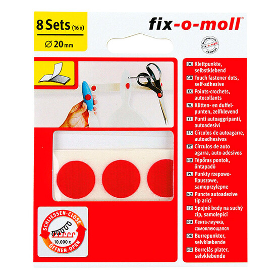 Fix-o-moll Cırtbant Nokta Kırmızı 20 mm 8 S 