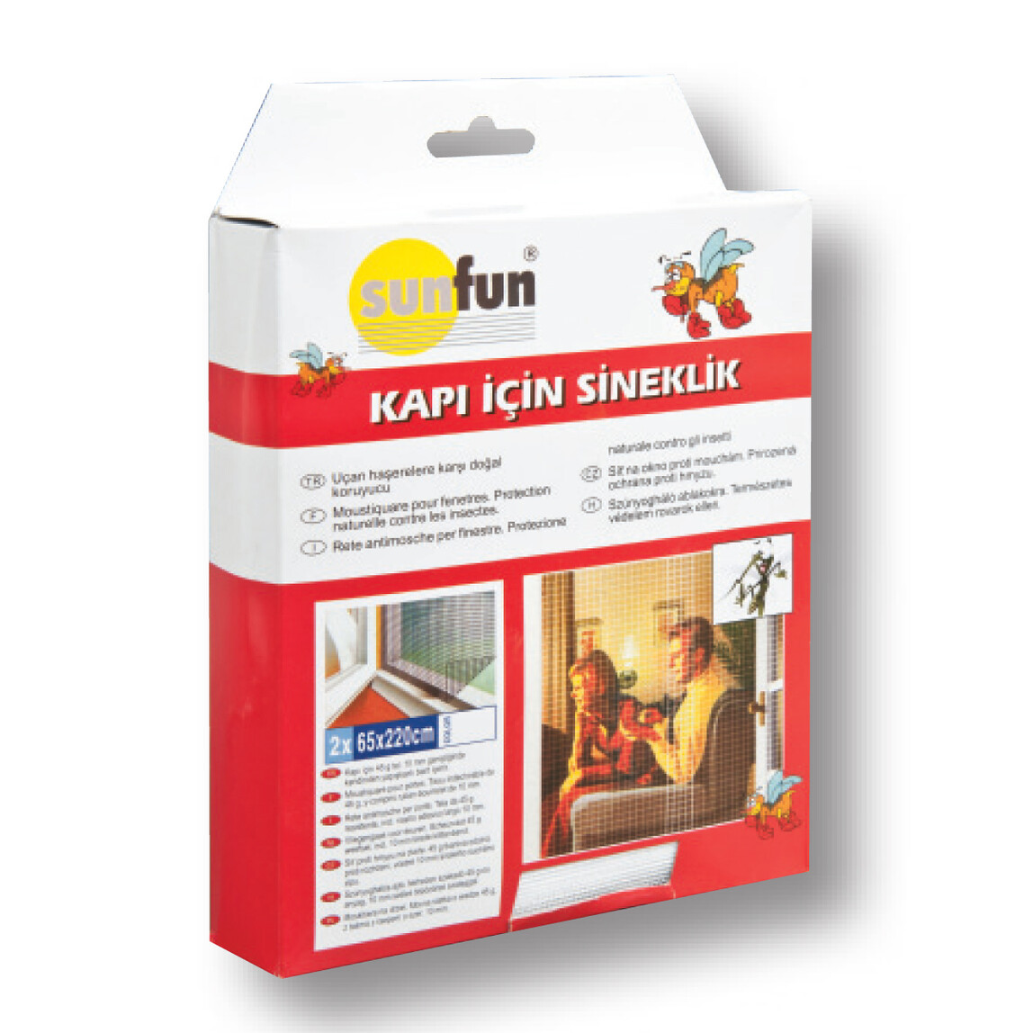    Sunfun Kapı Sinekliği - Siyah  