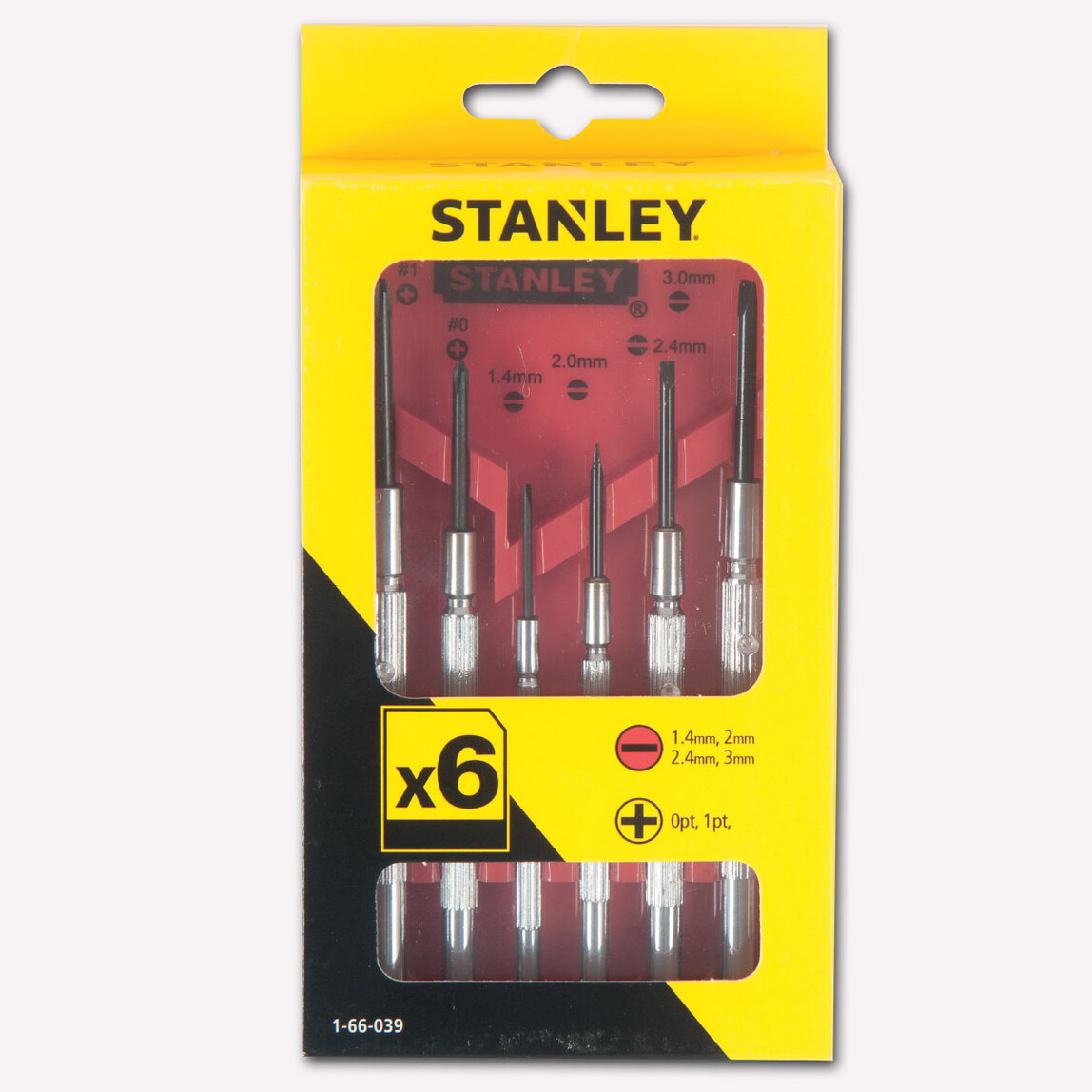    Stanley 1-66-039 6 Parça Saatçi Tornavida Takımı  