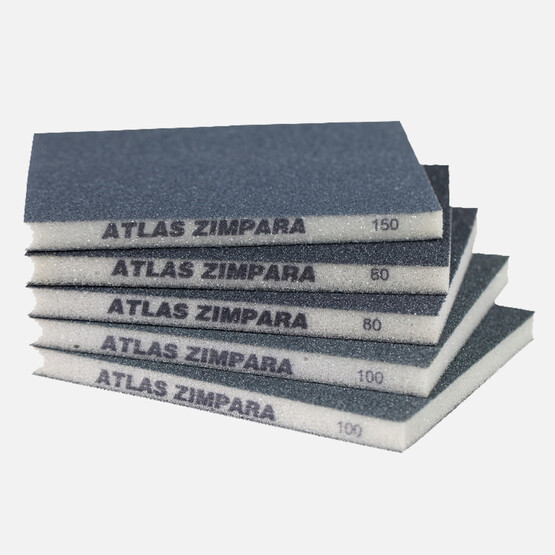 Atlas Sünger Zımpara Gri 80 Kum  