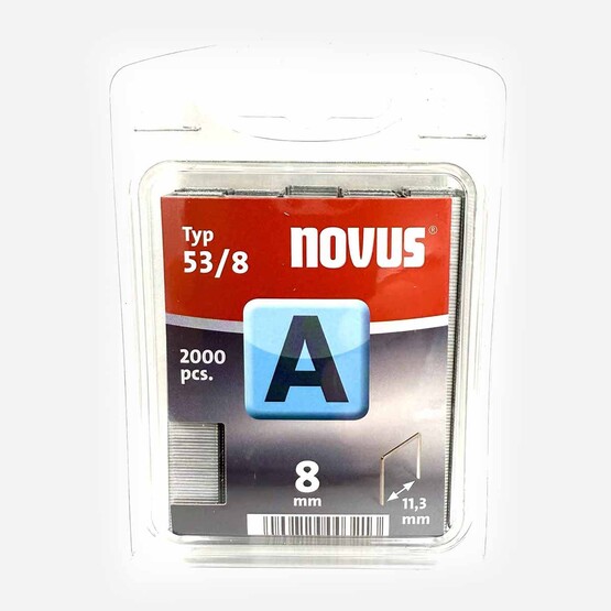 Novus İnce Zımba Teli 53/8  galvaniz  2000 Adet 