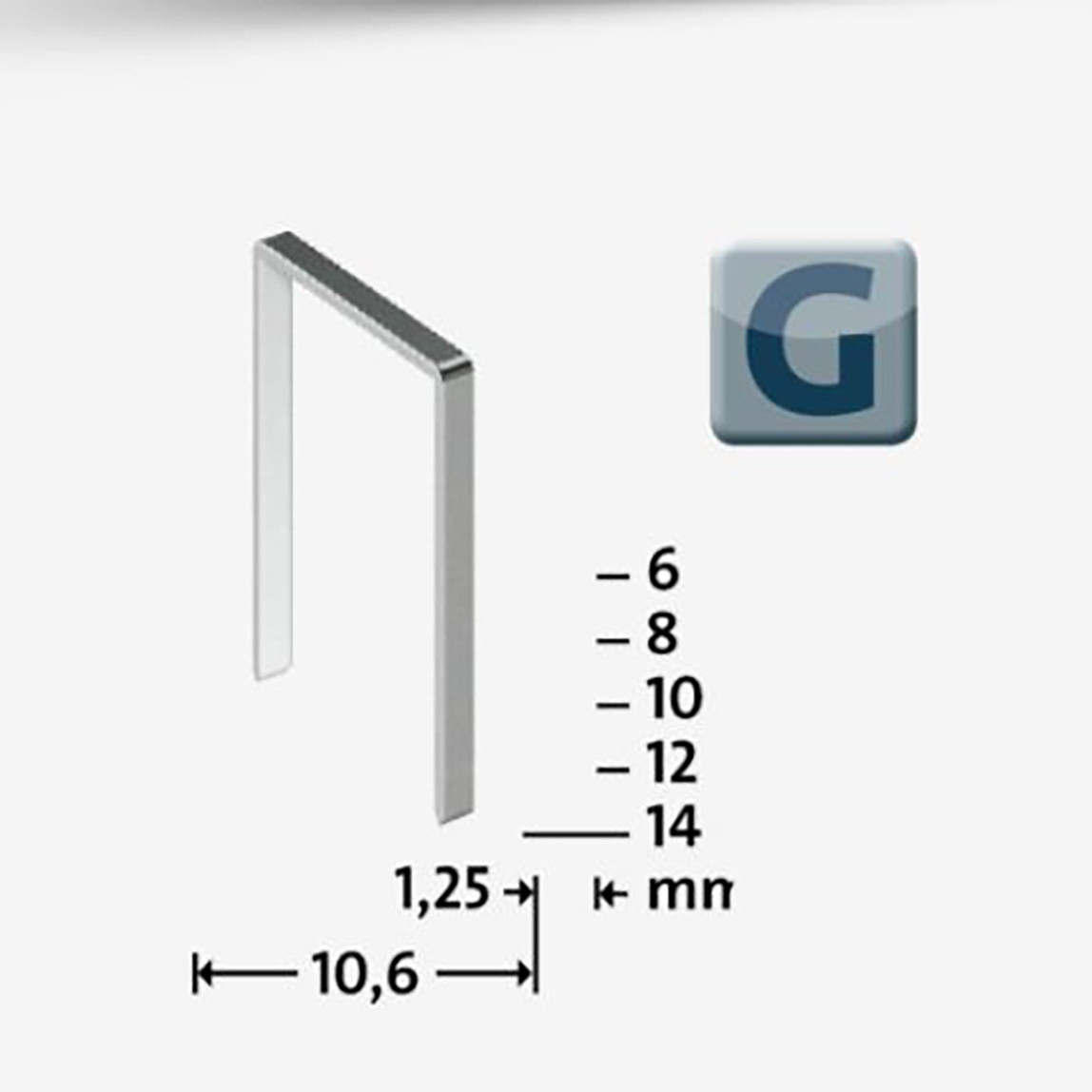    Novus Geniş Zımba Teli 53F/14  galvaniz  600 Adet 