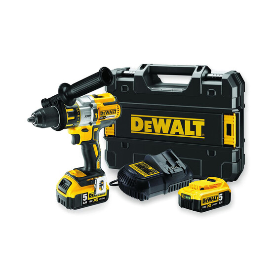 Dewalt Dcd996P2-QW 18 V 5.0 Ah 95 Nm Kömürsüz Motor Akülü Darbeli Matkap 