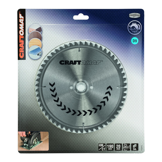 Craftomat Daire Testere Bıçağı SP MU H 190x20-54 