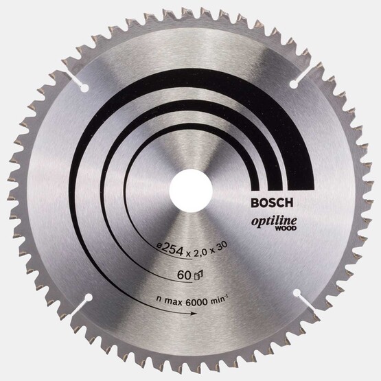 Bosch Daire Testere Bıçağı 254x30 mm  60 Diş   