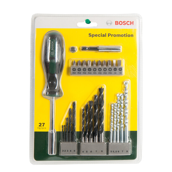 Bosch 27 Parça DeLümene Vidalama Seti 