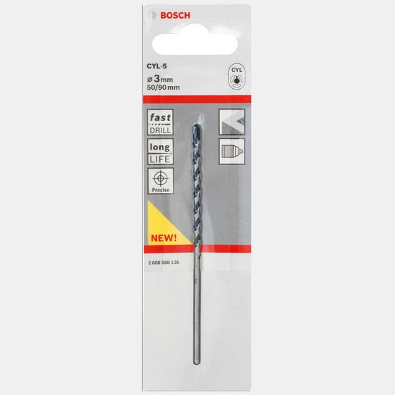 Bosch Granit Beton Matkap Ucu 3x50x90 mm Blue Granite Turbo 
