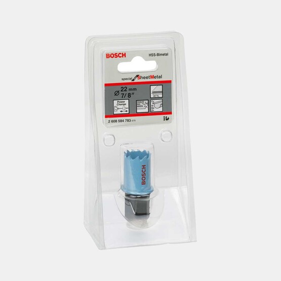 Bosch Shett Metal Panç 22 mm 