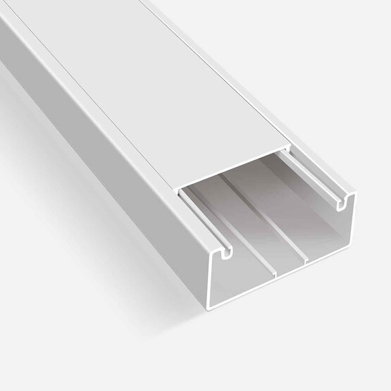 Mutlusan Kablo Kanalı 2M Beyaz 100X50 mm 