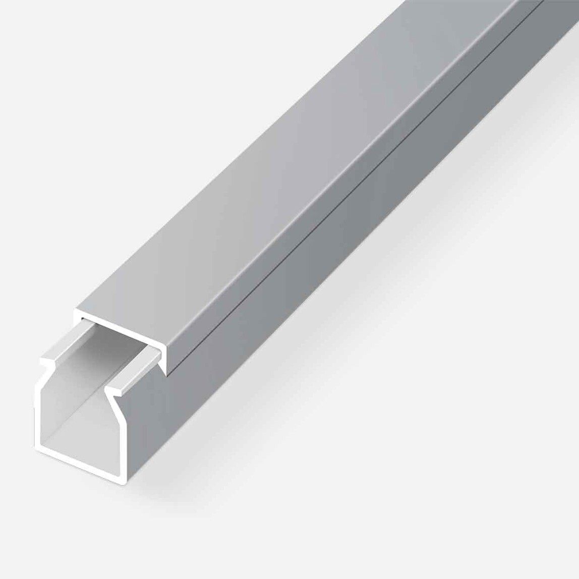    Mutlusan Kablo Kanalı 2m Metalik Gri 12X12 mm  