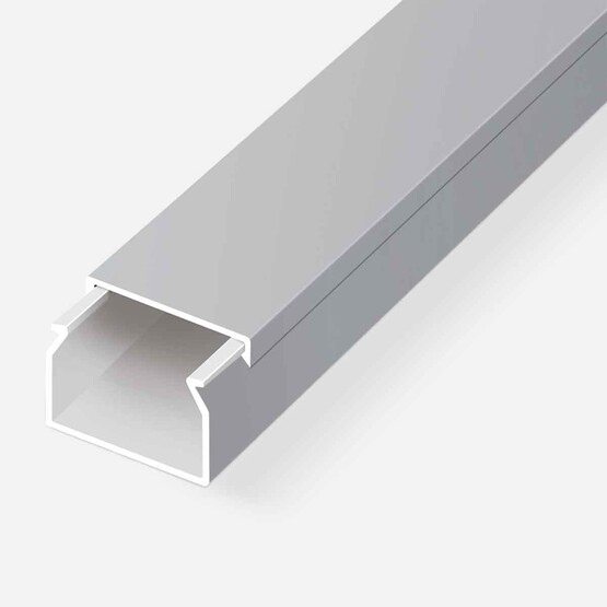 Mutlusan Kablo Kanalı 2m Metalik Gri 40X25 mm 