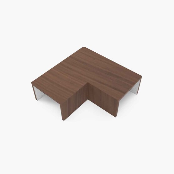 Mutlusan L Köşe Ceviz25X16 mm 