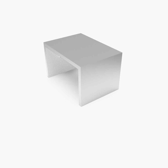 Mutlusan Ek Parça Mat Gri 25X16 mm 