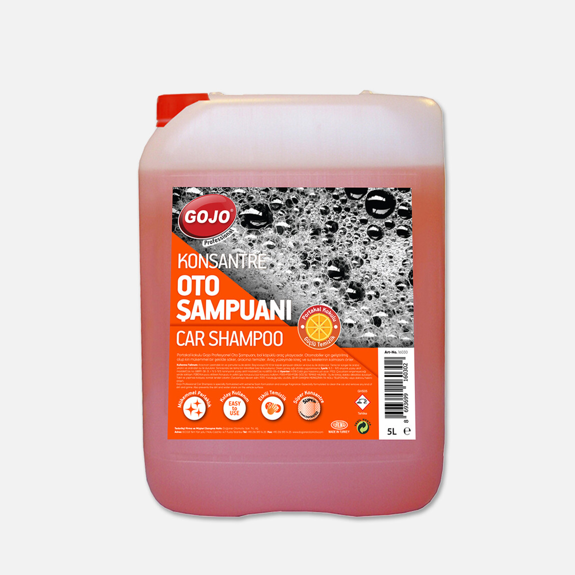    Gojo Oto Şampuanı 5 lt 