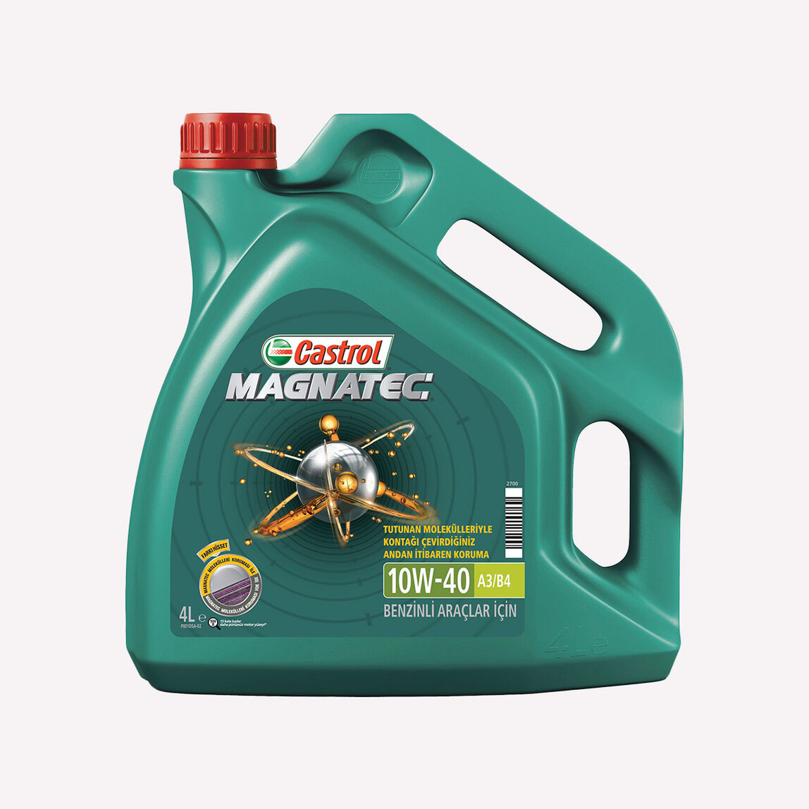    Castrol Magnatec 10W-40 4 Litre Benzinli Araçlar İçin Motor Yağı 