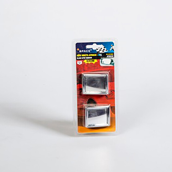 Space Kör nokta Aynası krom 2'li Set 