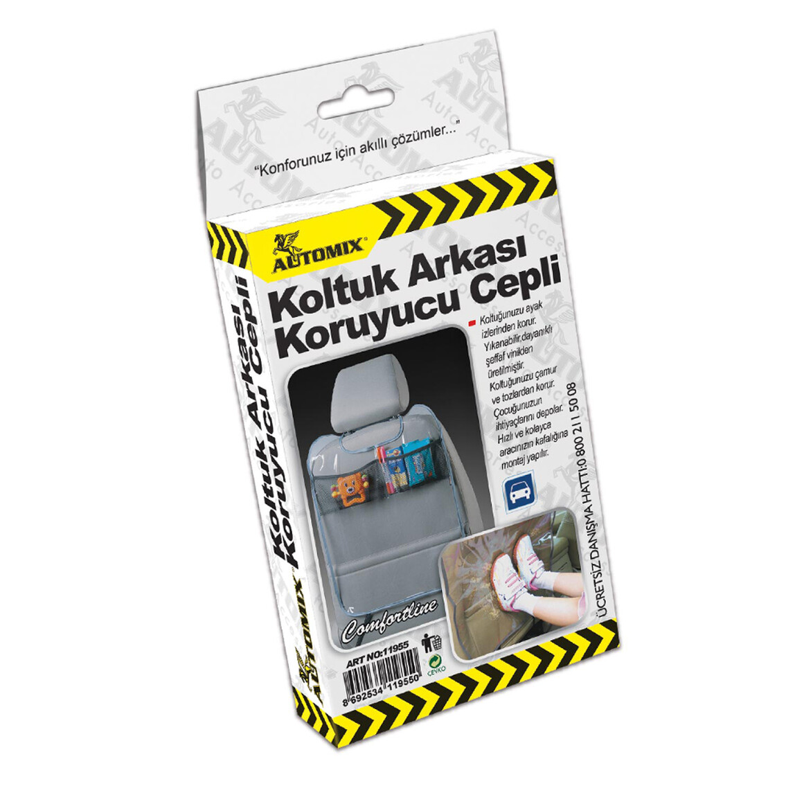    Automix Universal Cepli Koltuk Koruyucu  