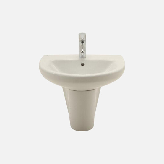 Kale Tek Parça Yarım Ayak 50cm Lavabo İçin