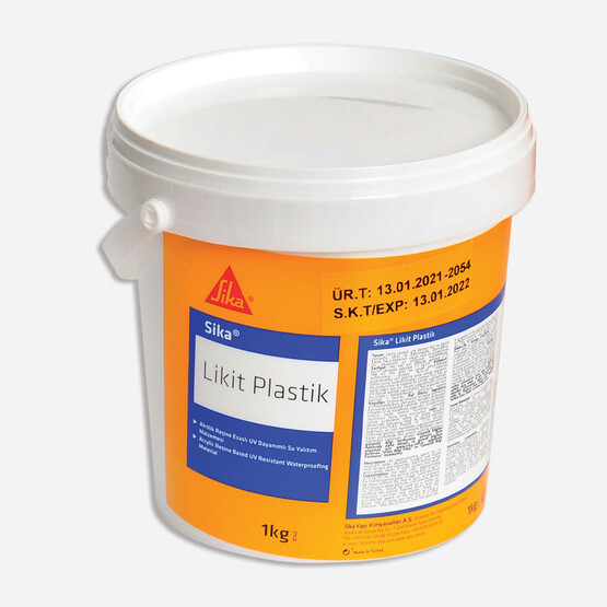 Sika Likit Plastik Elastik Su Yalıtım Malzemesi Beyaz 1 kg