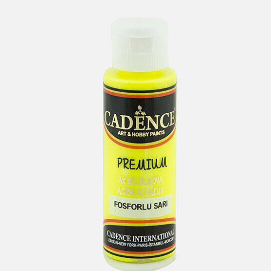 Cadence Fosforlu Akrilik Boya Sarı 
