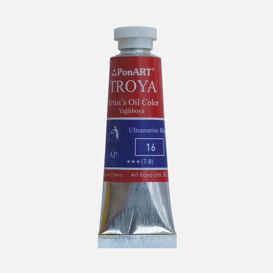PonArt  Troya Yağlı Boya Tüp 16 Ultramarin Blue 37 ml 