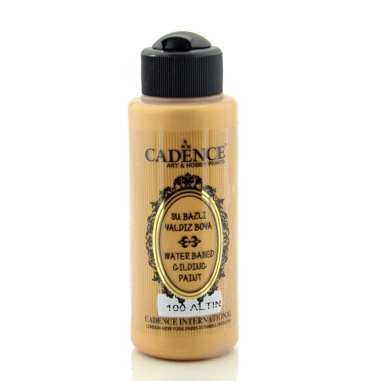 Cadence Su Bazlı Yaldız Altın 120 ml 
