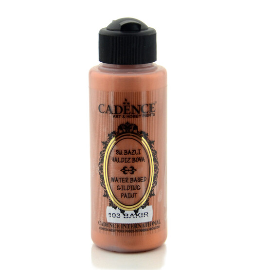 Cadence Su Bazlı Yaldız Bakır 120 ml 