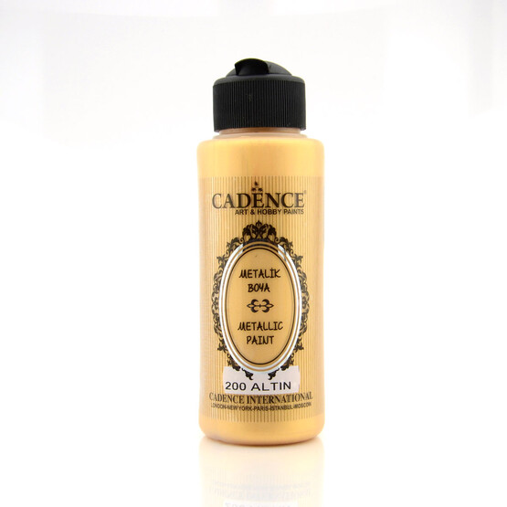 Cadence Metalik Boya Altın 120 ml 