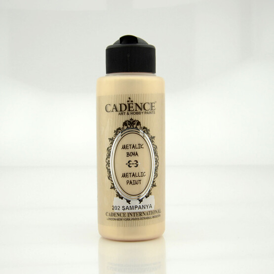 Cadence Metalik Boya Şampanya 120 ml 