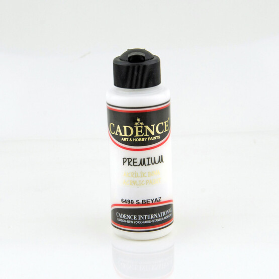 Cadence Akrilik Boya 6490 W.White 120 ml 