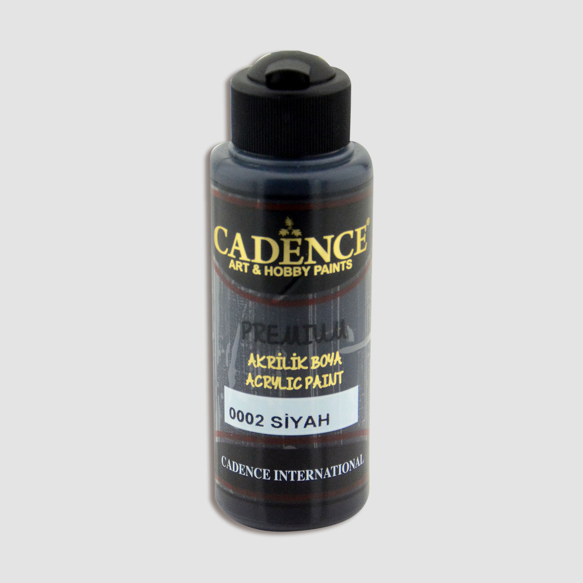    Cadence Akrilik Boya Siyah 120 ml 