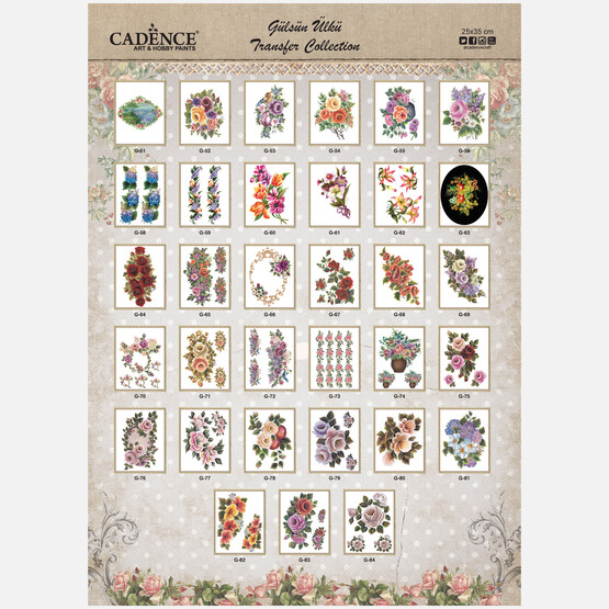 Cadence Hazır Transfer 25x35 cm