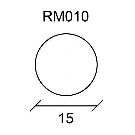 Neuhofer Yuvarlak Ahşap Çıta 10 mm 240 cm