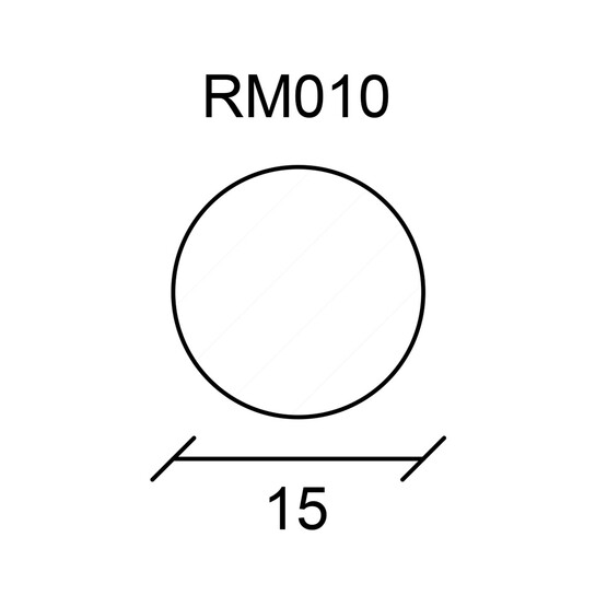 Neuhofer Yuvarlak Ahşap Çıta 10 mm 100 cm
