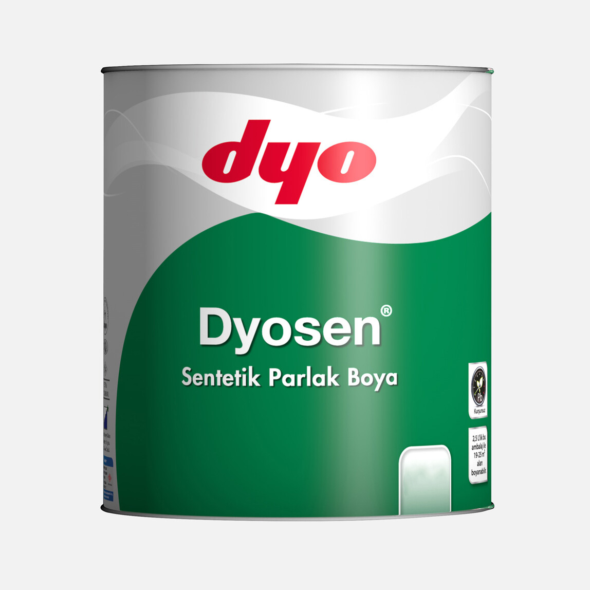    Dyo Sentetik Boya Nefti Yeşil 2,5 Lt  