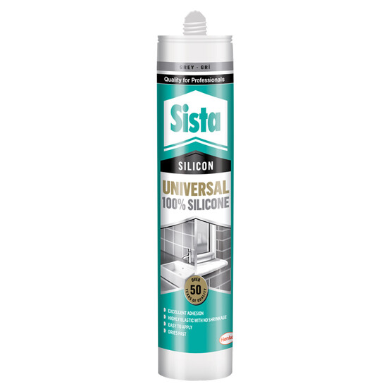 Sista Universal Silikon Colorline Gümüş Gri 310 ml