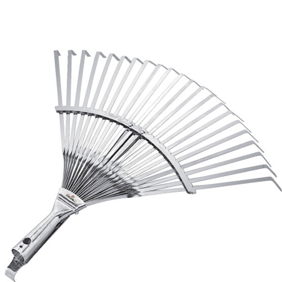 Raco Ahşap Saplı Ayarlı Metal Çim ve Yaprak Toplama Tırmığı 30-45 cm 