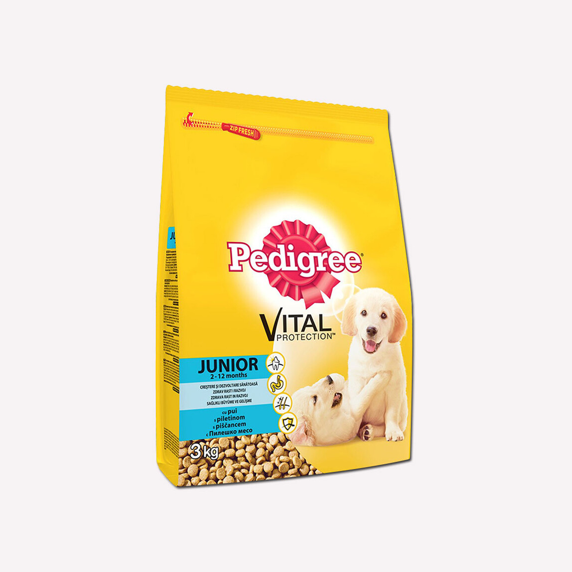    Pedigree Tavuk ve Pirinçli Kuru Yavru Köpek Maması 3 kg  