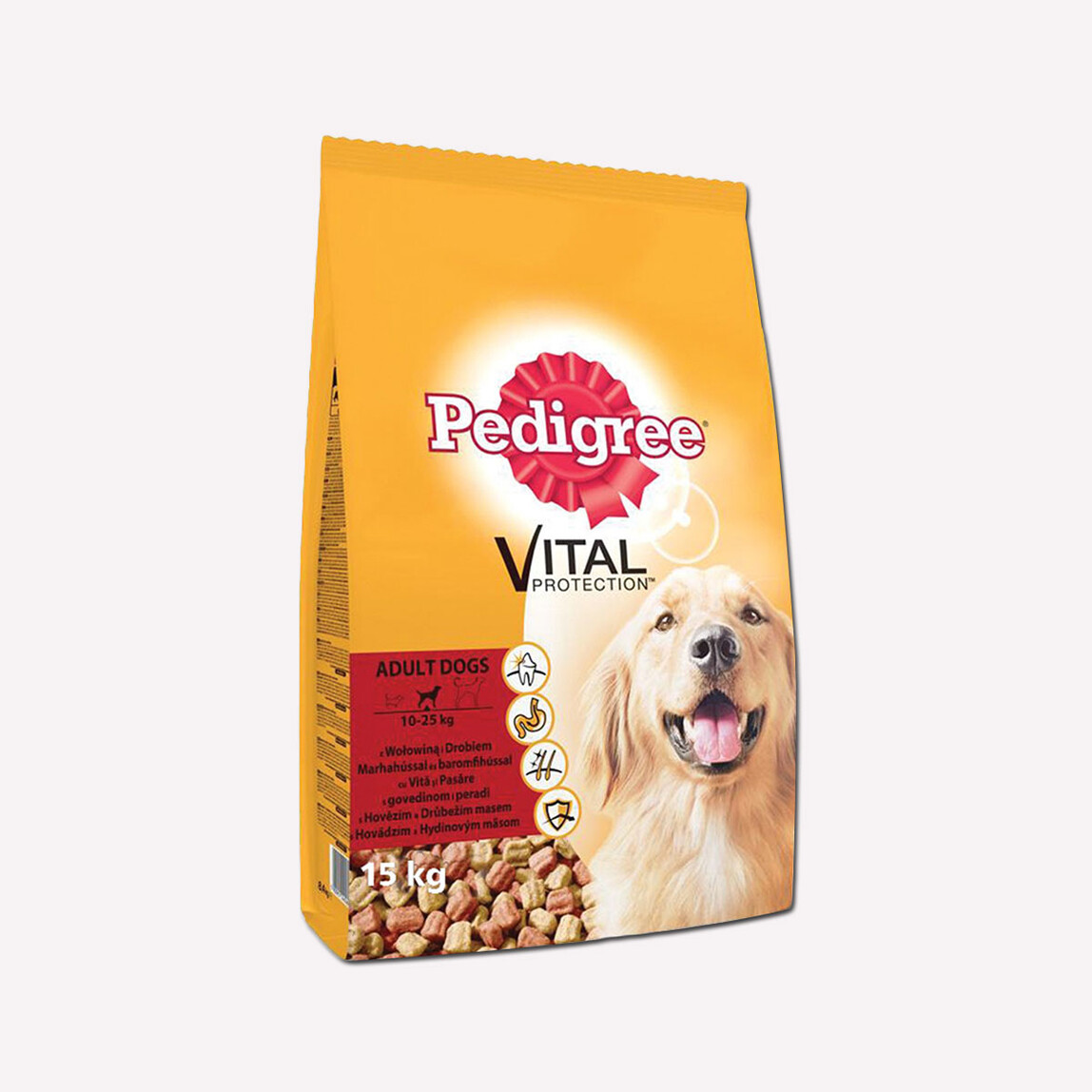    Pedigree Yetişkin Biftek ve Tavuklu Kuru Köpek Maması 15 kg  