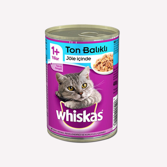 Whiskas Ton Balıklı Konserve Kedi Maması 400 gr 