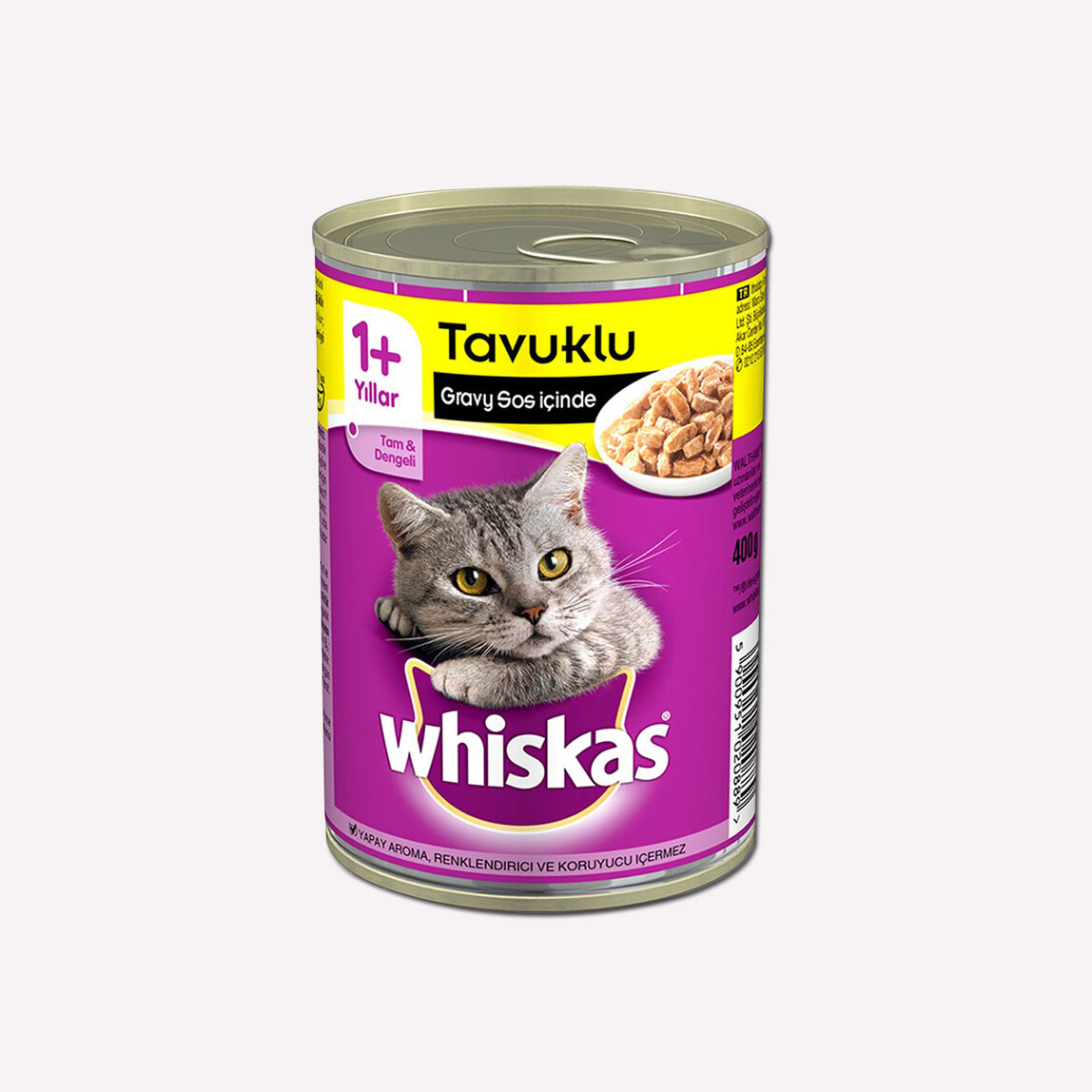    Whiskas Tavuklu Konserve Kedi Maması 400 gr  