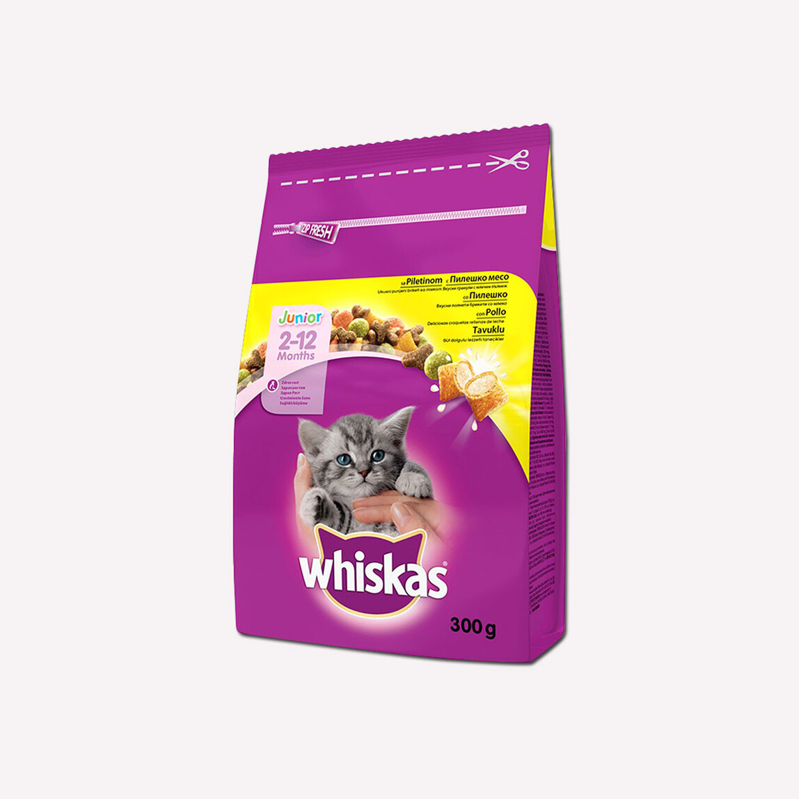    Whiskas Tavuklu Yavru Kuru Kedi Maması 300 gr  