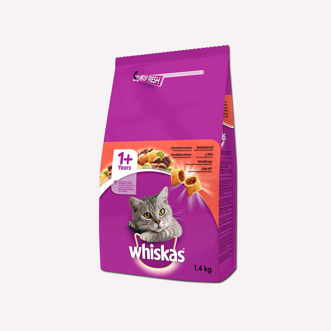    Whiskas Biftekli Kuru Kedi Maması 1.4 kg  